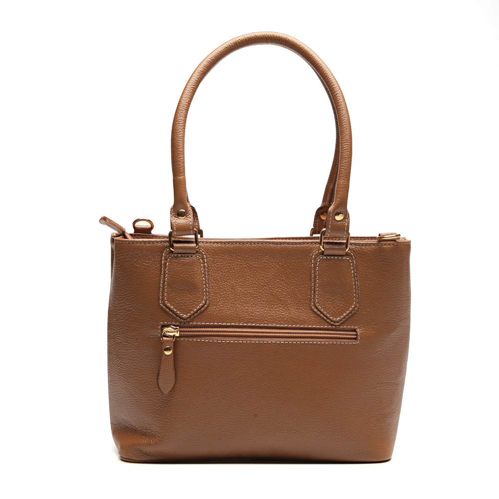 Bolsa Tiracolo Média Couro Caramelo Esther