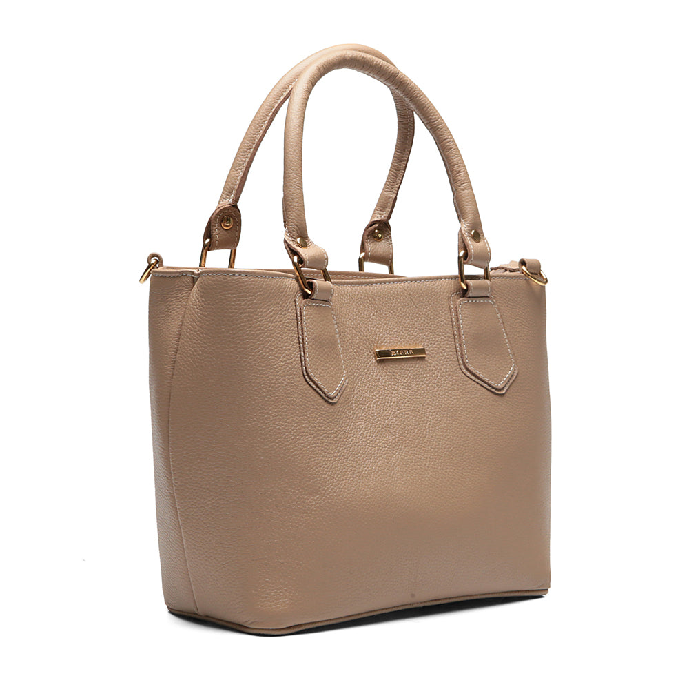 Bolsa Tiracolo Média Couro Nude Esther