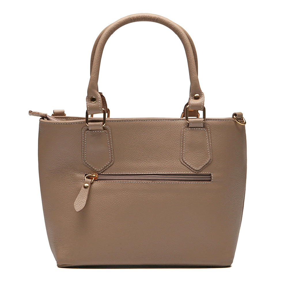 Bolsa Tiracolo Média Couro Nude Esther