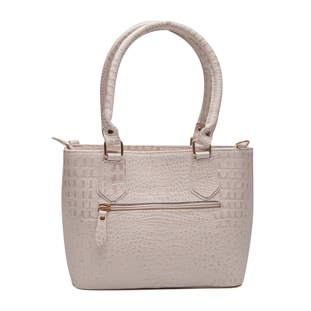 Bolsa Tiracolo Média Couro Off White Esther