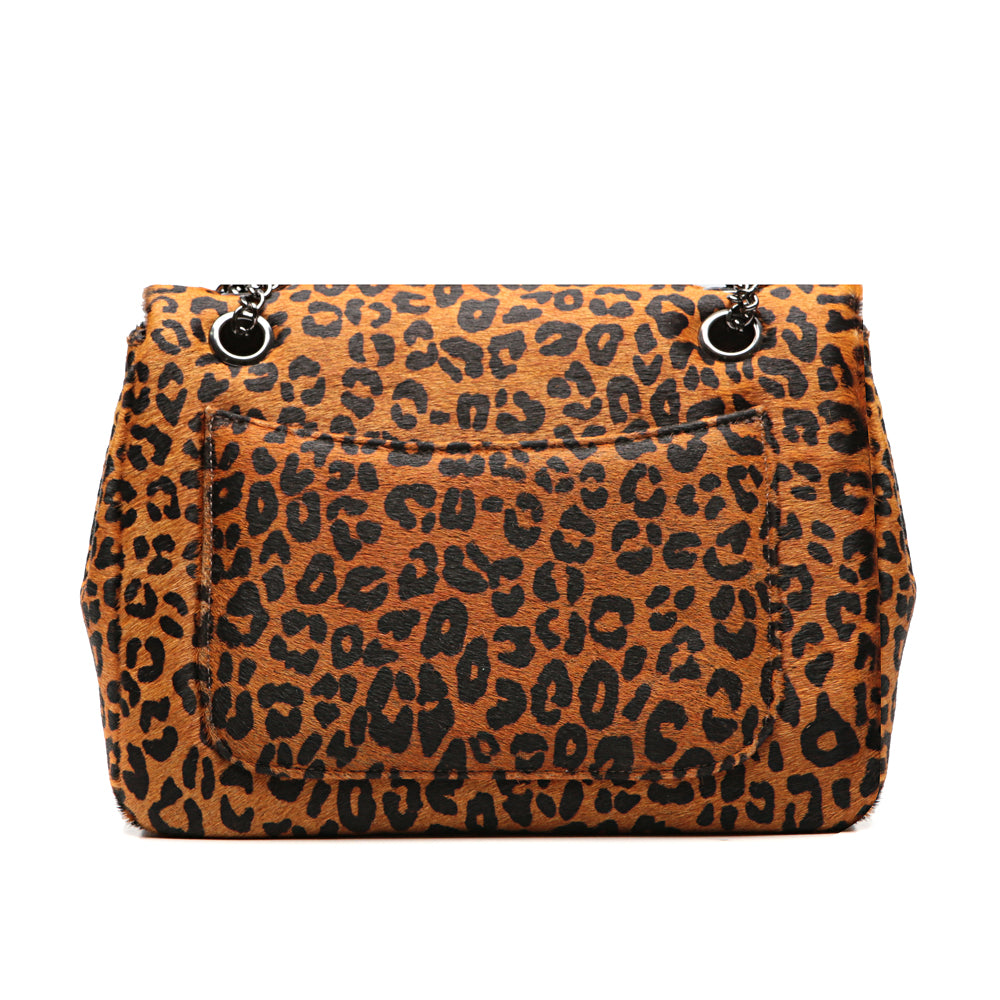 Bolsa Tiracolo Pequena Couro Onça Beca