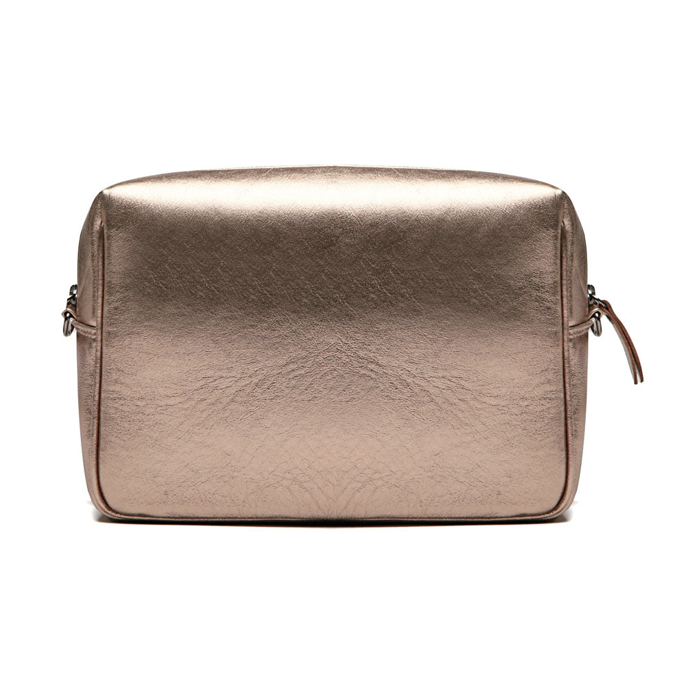 Bolsa Tiracolo Transversal Couro Ouro Velho Anna