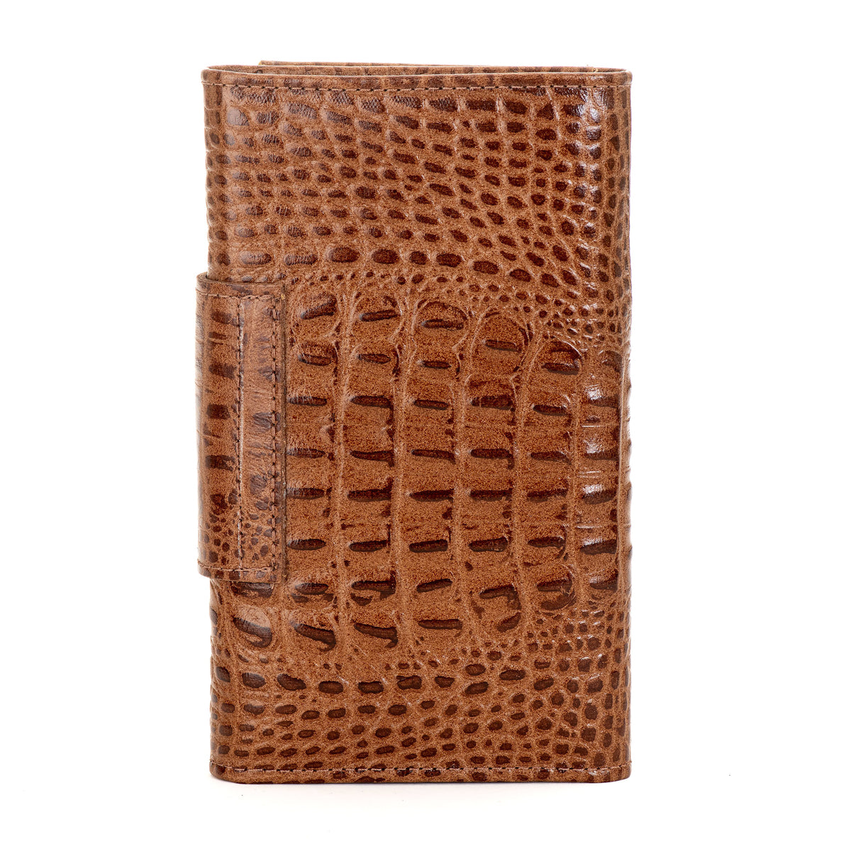 Carteira Feminina Couro Avelã Média de Mão Olivia