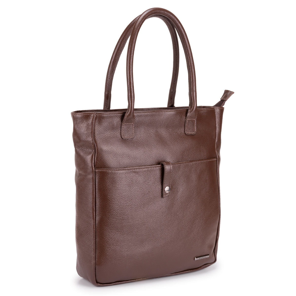 Bolsa Sacola Couro Marrom Luci