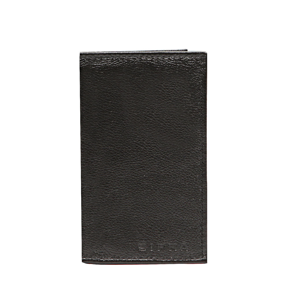Porta Cartão Feminino Slim Couro Preto