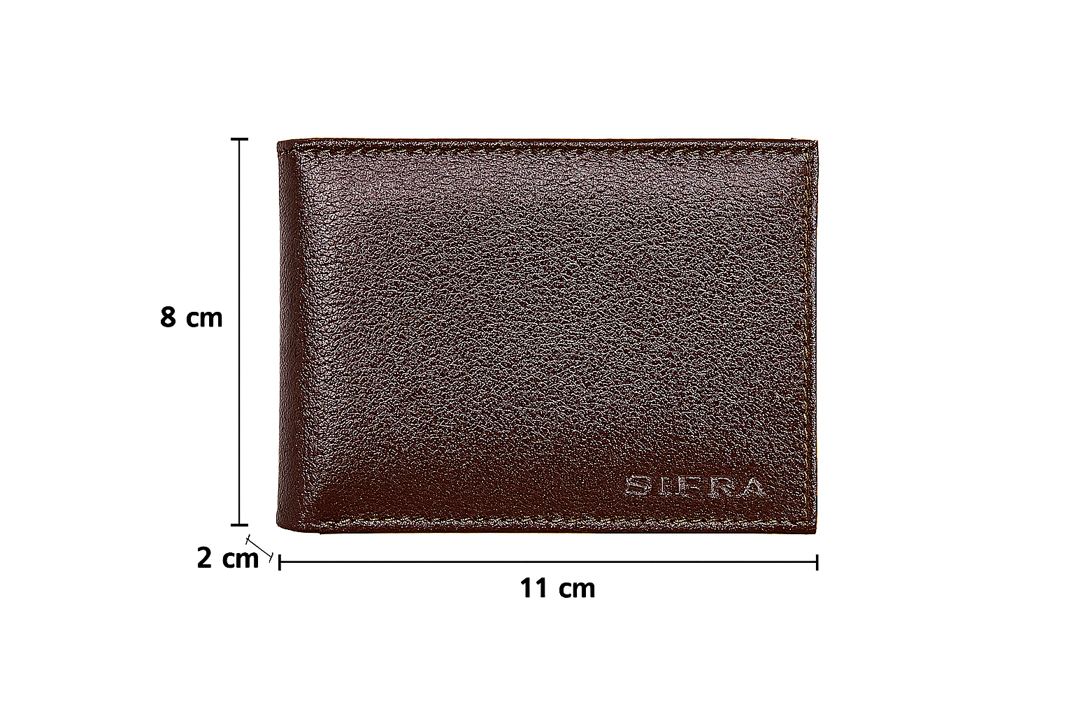 Carteira Masculina Couro Compacta Marrom