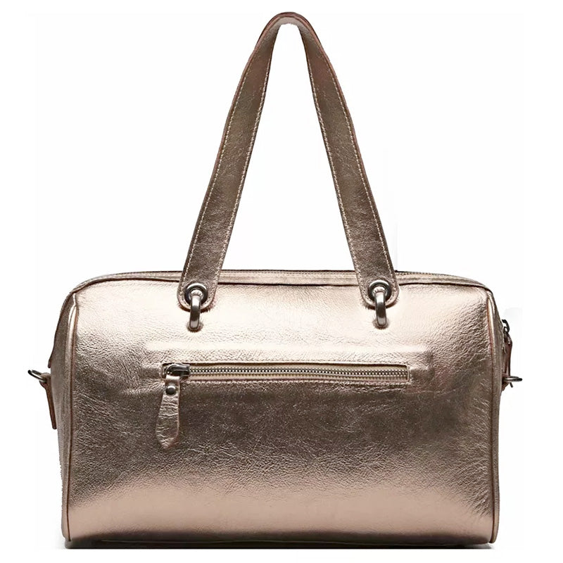Bolsa Feminina de Ombro Couro Ouro Velho Bianca