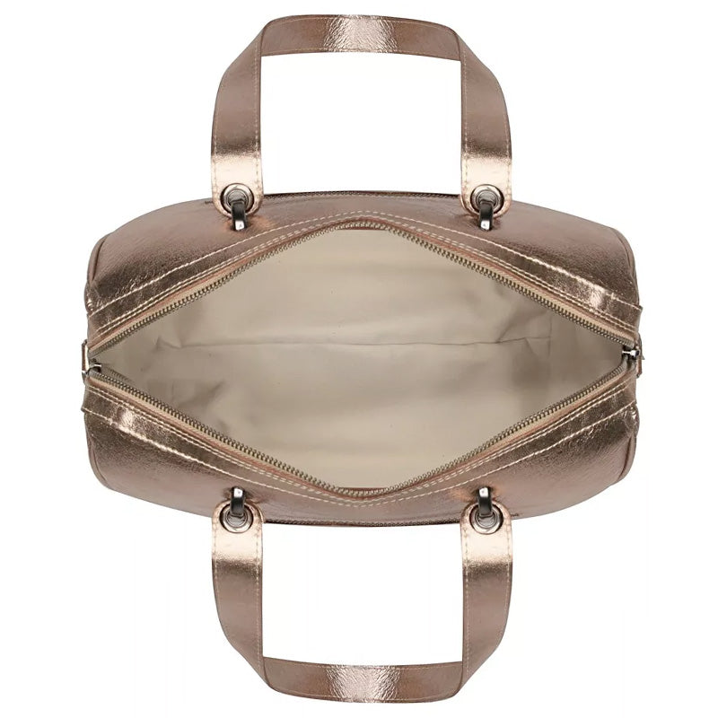 Bolsa Feminina de Ombro Couro Ouro Velho Bianca