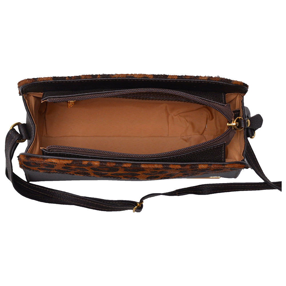 Bolsa Clutch Pequena Couro Onça Peyton