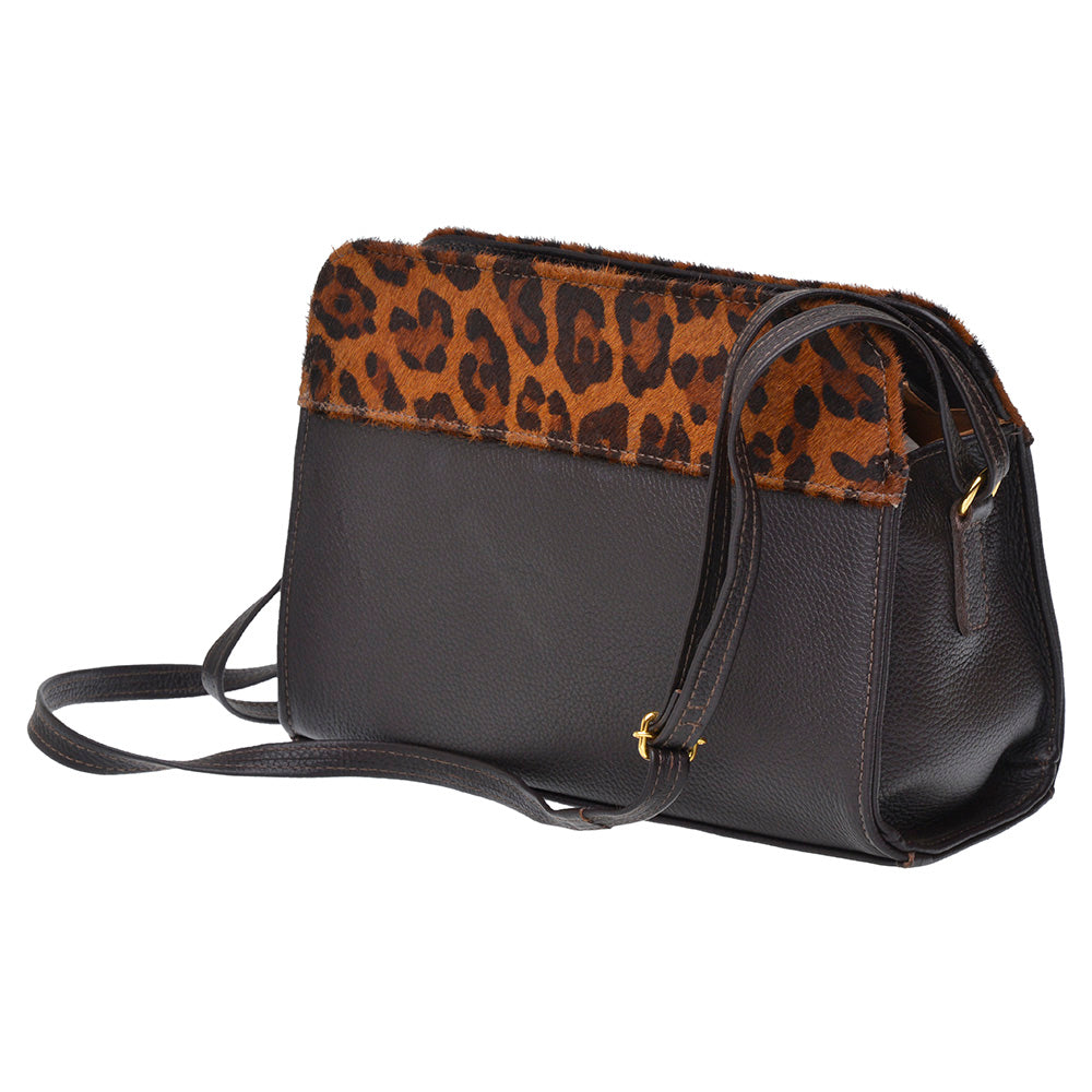 Bolsa Clutch Pequena Couro Onça Peyton