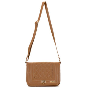 Bolsa Feminina Clutch Pequena Couro Caramelo Alice