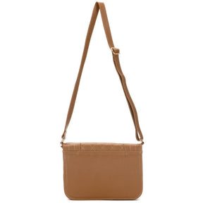 Bolsa Feminina Clutch Pequena Couro Caramelo Alice