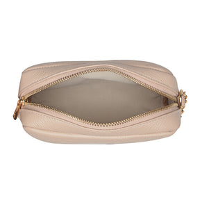 Bolsa Feminina Clutch Pequena Couro Nude Nic