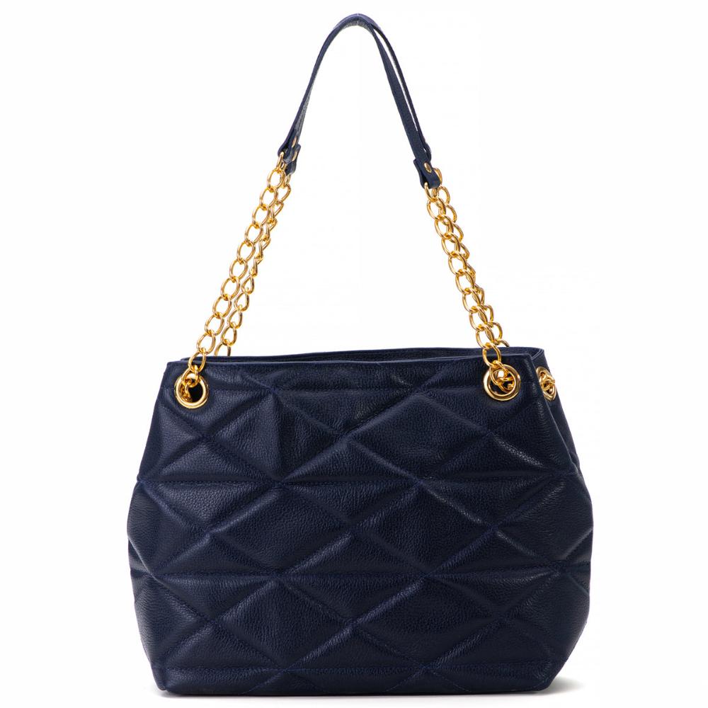 Bolsa Feminina Ombro Couro Marinho Gabi