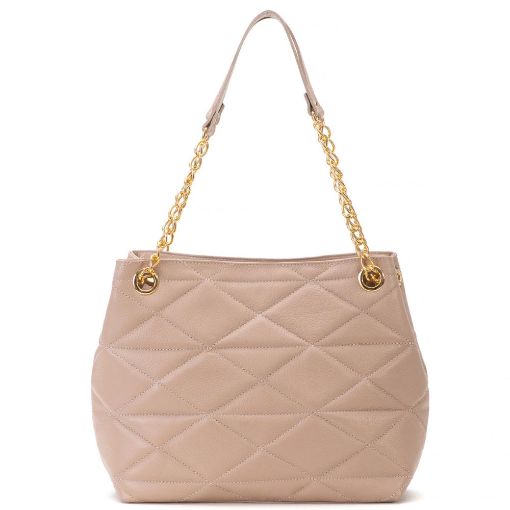 Bolsa Feminina Ombro Couro Nude Gabi