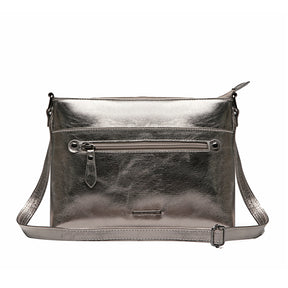 Bolsa Feminina Transversal Couro Inox Bella