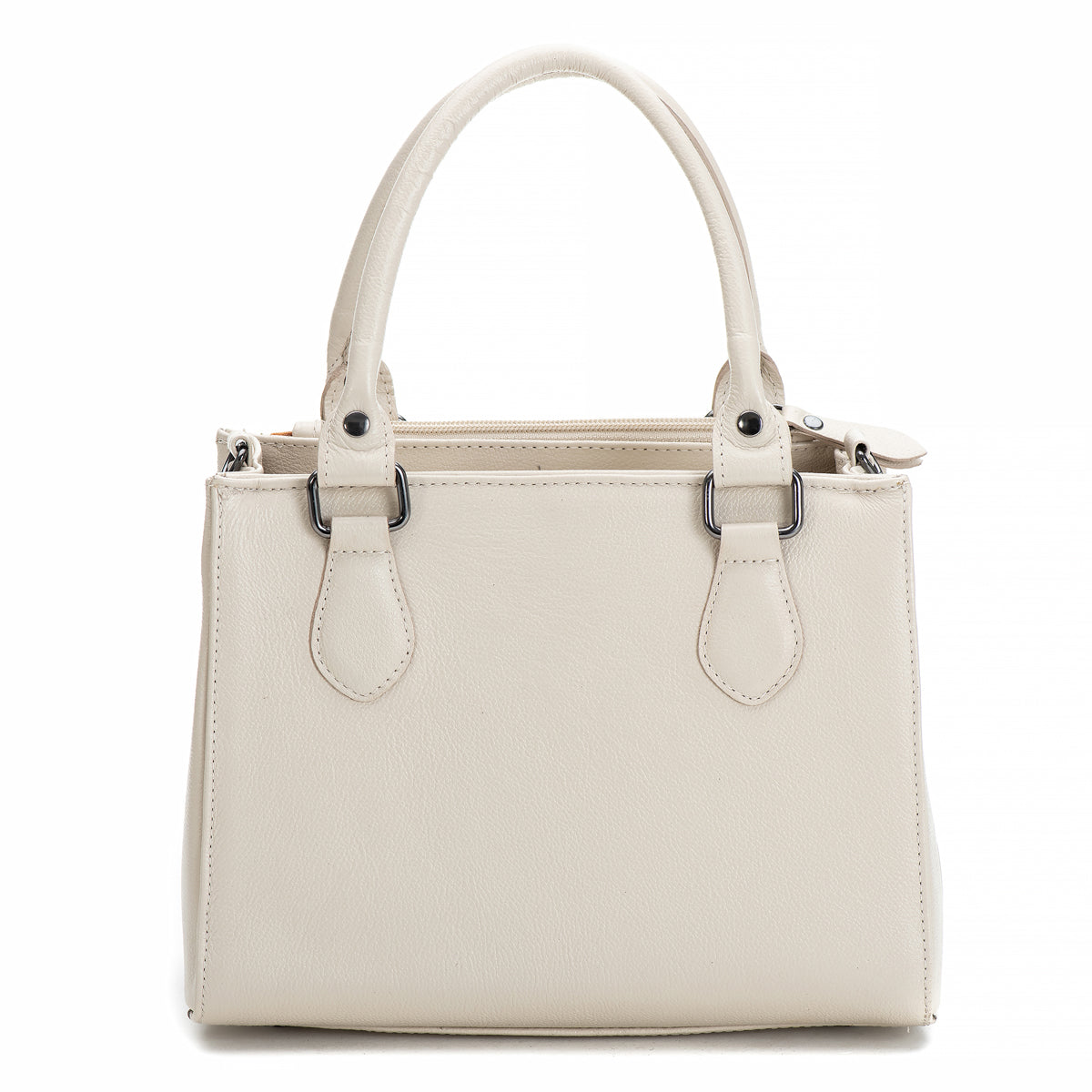 Bolsa Feminina Transversal Tote de Couro Off White Mia