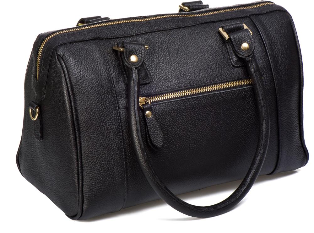 Bolsa Feminina de Ombro Couro Preto Katia