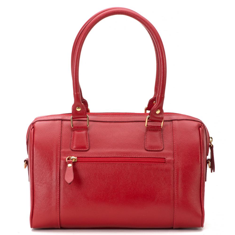 Bolsa Kátia de Ombro no Couro Vermelho