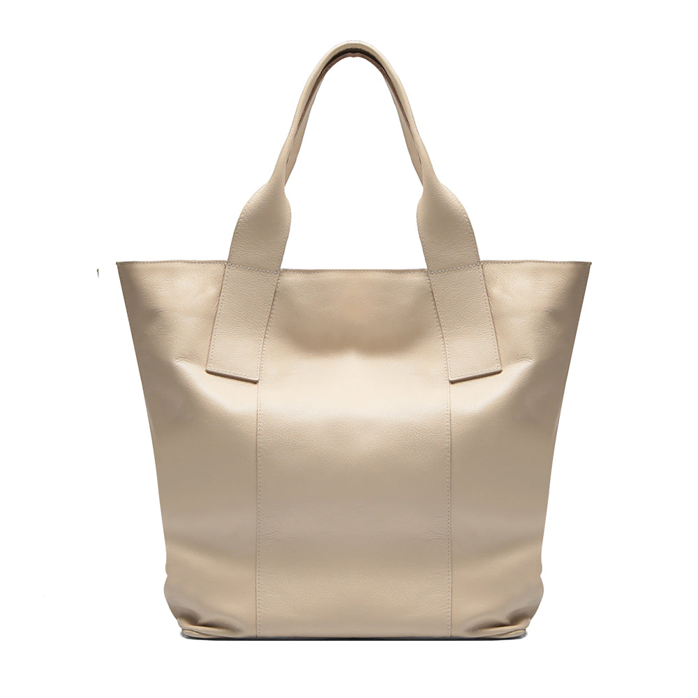 Bolsa Sacola Feminina Couro Off White Lola Forrada