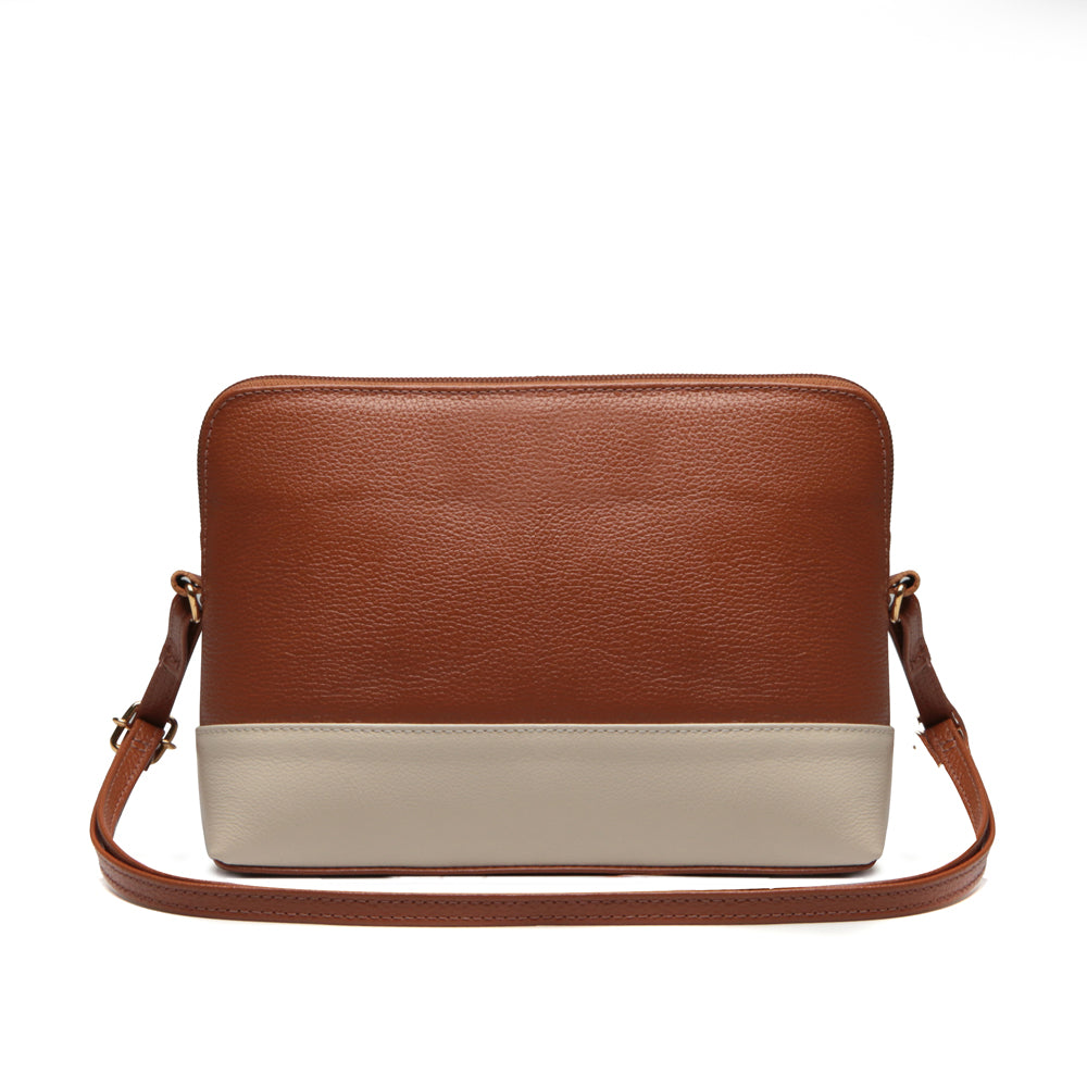 Bolsa Tiracolo Pequena Couro Terracota Betina