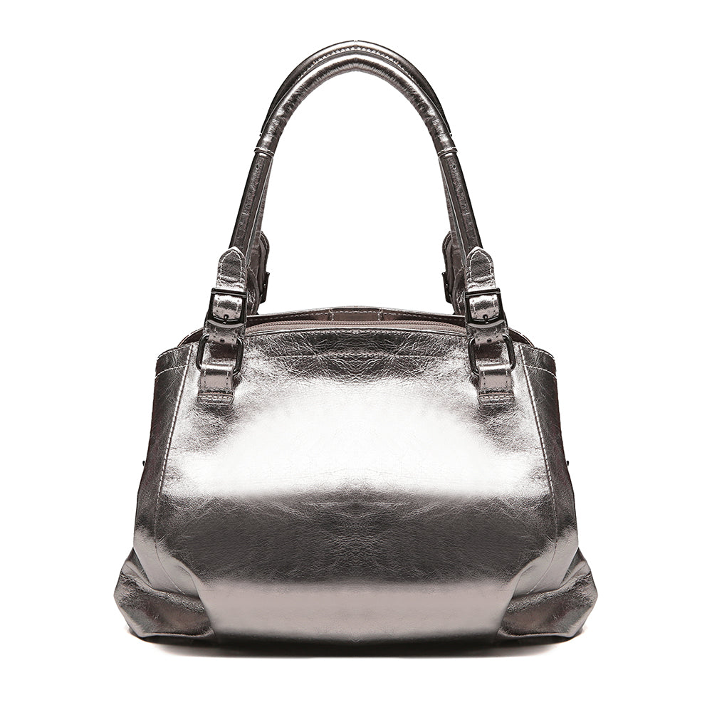 Bolsa Iva de mão couro Ônix