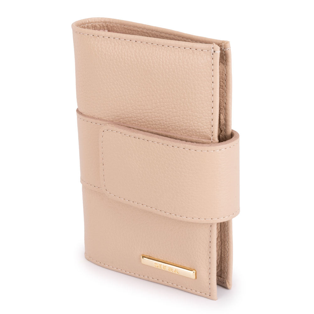 Carteira Feminina Pequena Couro Rose Liz