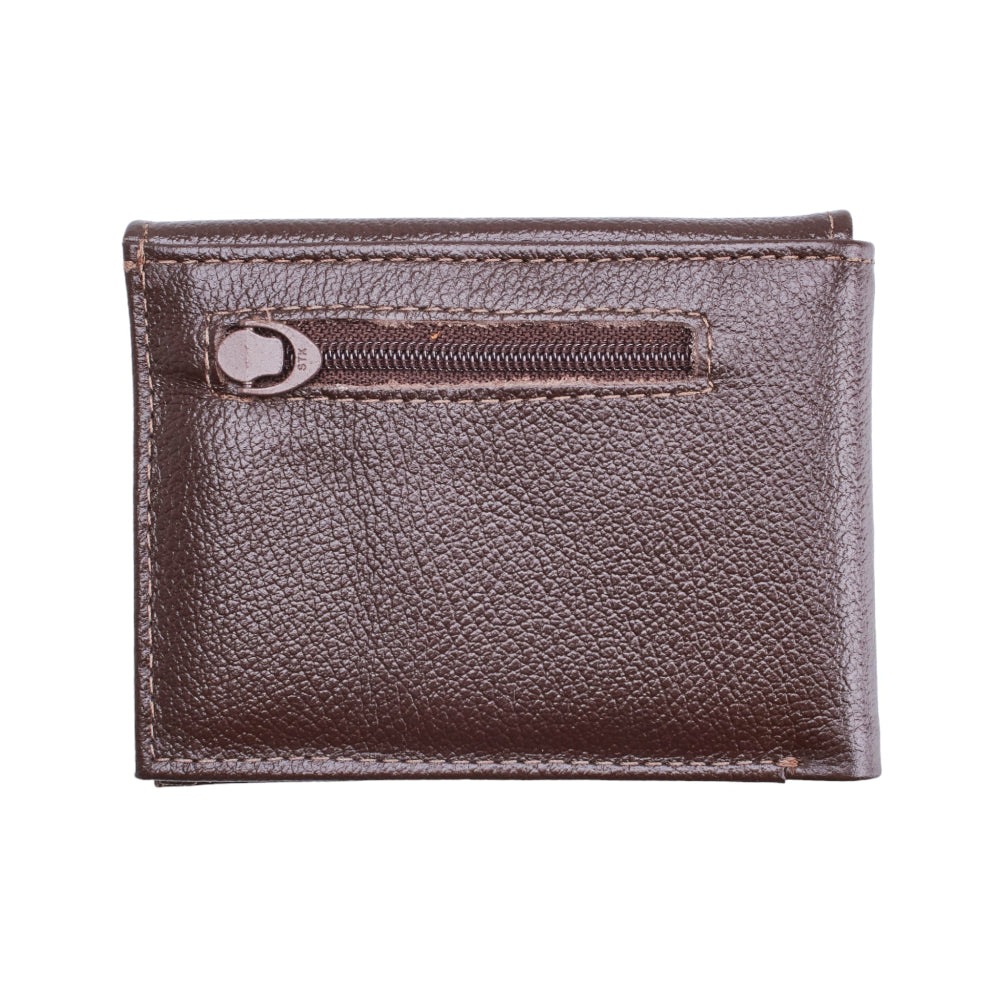 Carteira Masculina Compacta Porta Cnh Couro Marrom