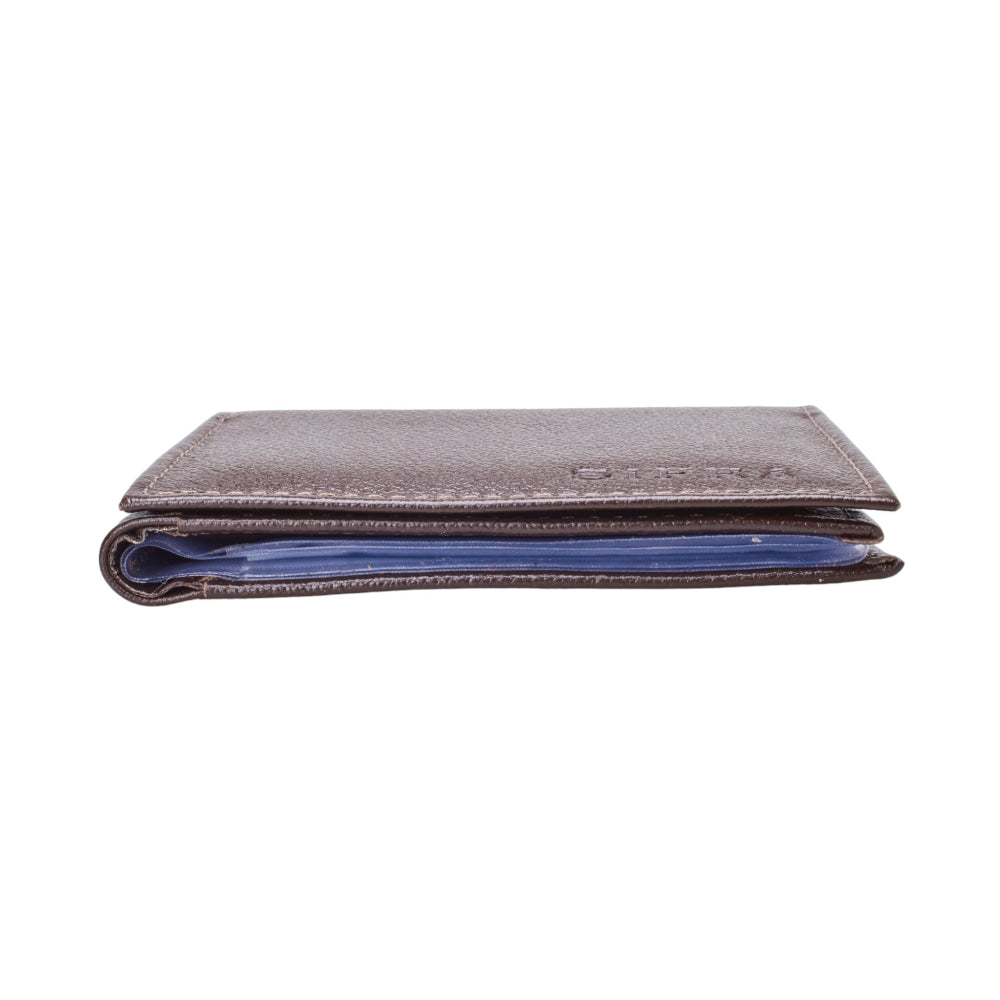 Carteira Masculina Compacta Porta Cnh Couro Marrom