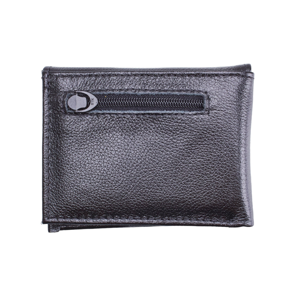 Carteira Masculina Compacta Porta Cnh Couro Preto