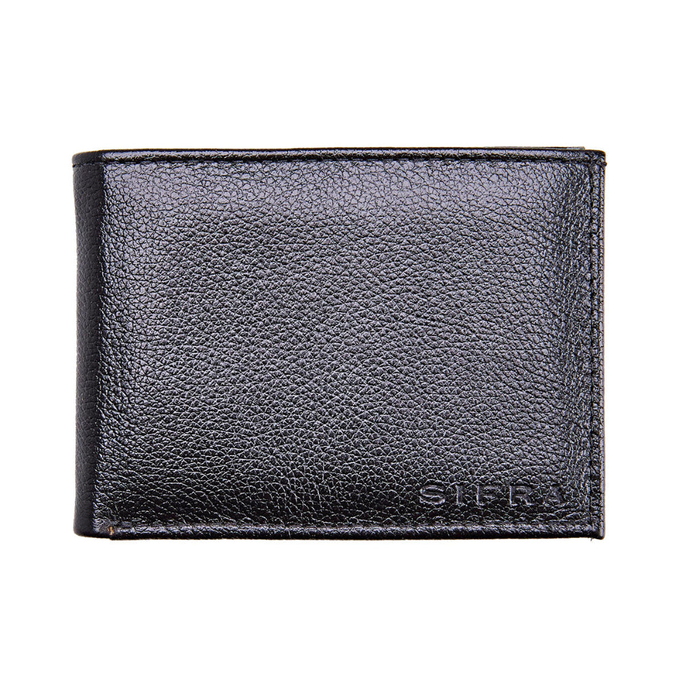 Carteira Masculina Couro Compacta Preto