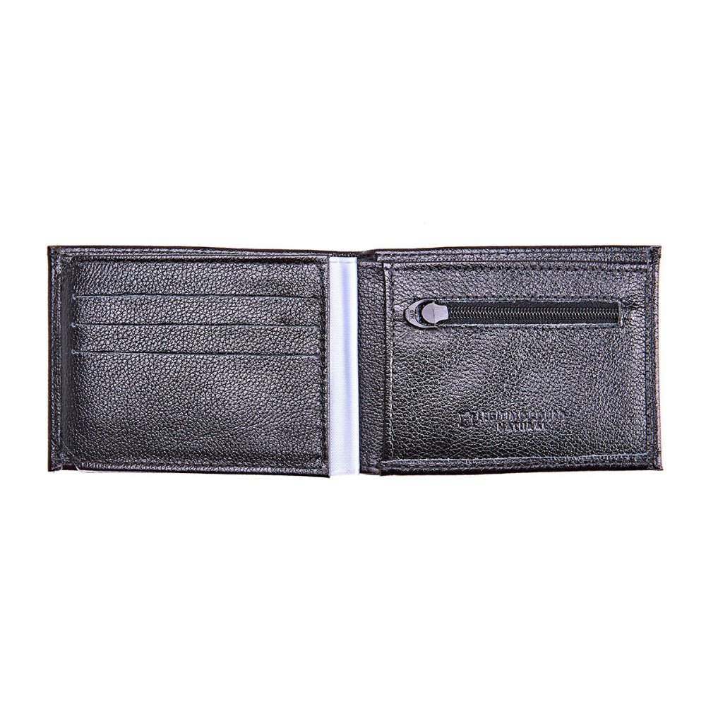 Carteira Masculina Couro Compacta Preto