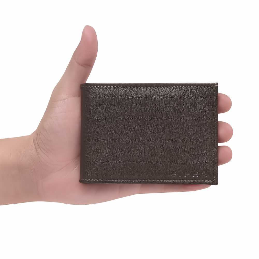 Carteira Masculina Grande Couro Marrom