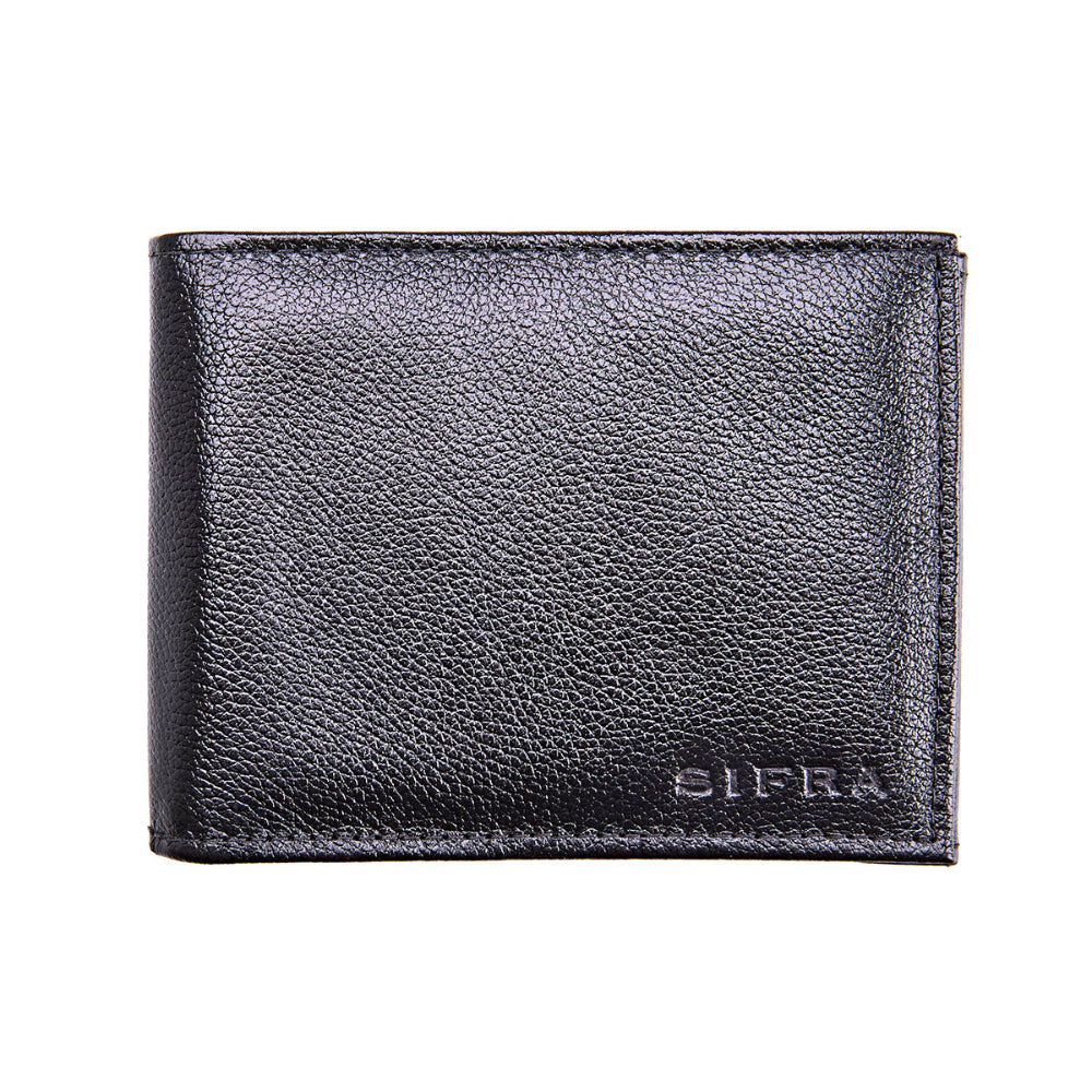 Carteira Masculina Grande Porta Cheques Couro Preto