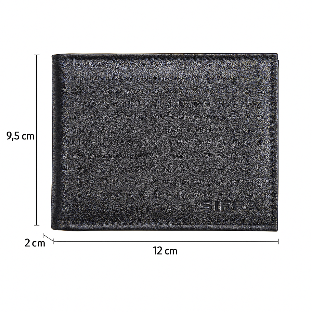 Carteira Masculina Grande Porta Cheques Couro Preto