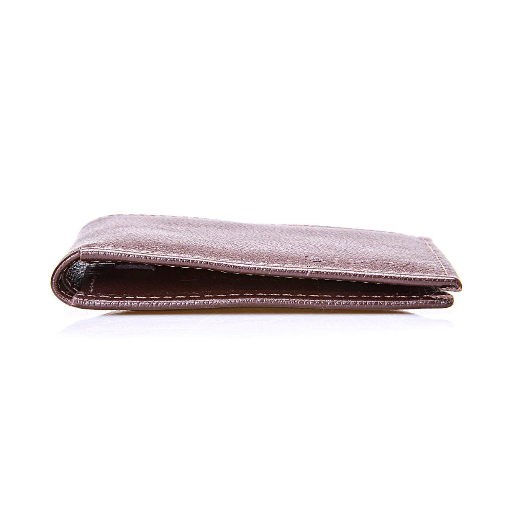 Carteira Masculina Slim Porta Cartões Couro Marrom