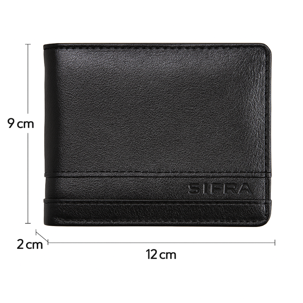 Carteira Masculina Grande Couro Preto