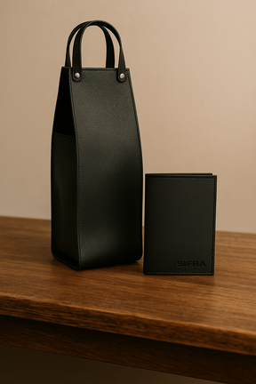 Kit Porta Vinho Itália + Porta Cartão Slim