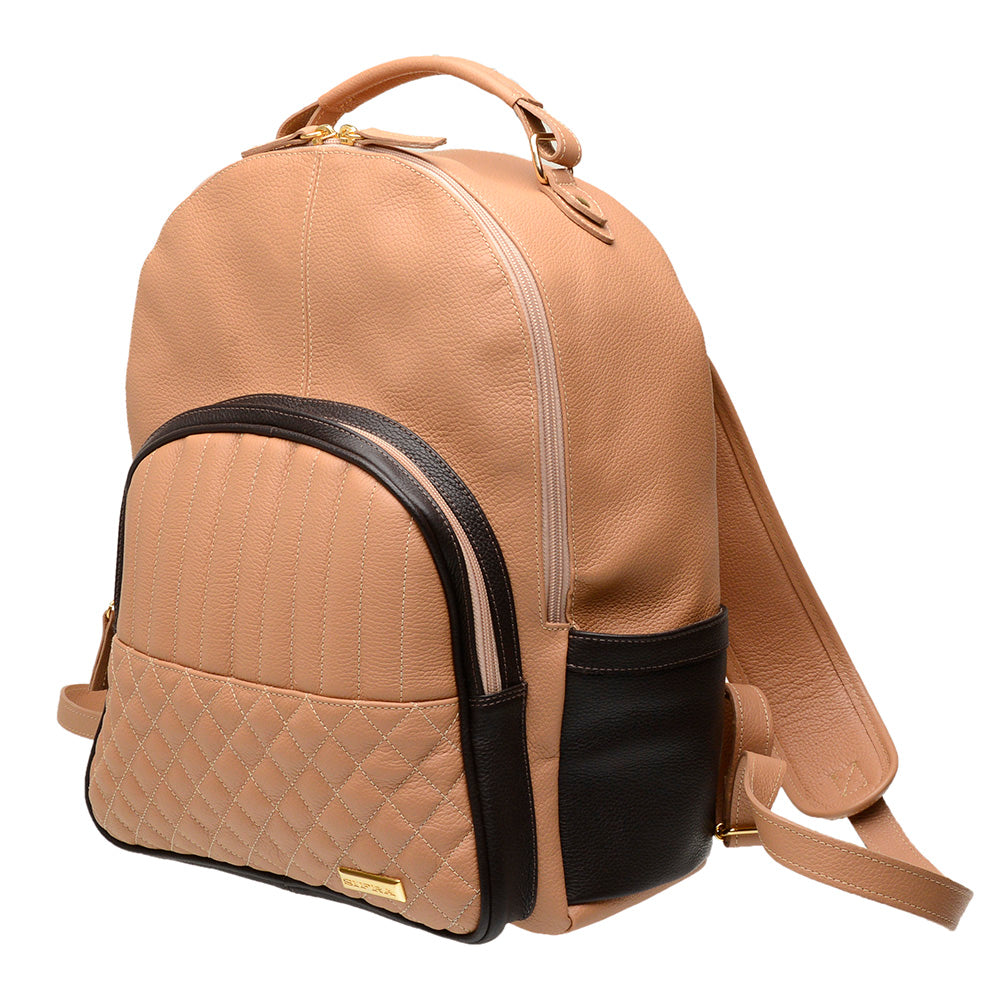 Mochila para Notebook Média De Couro Coral Avery