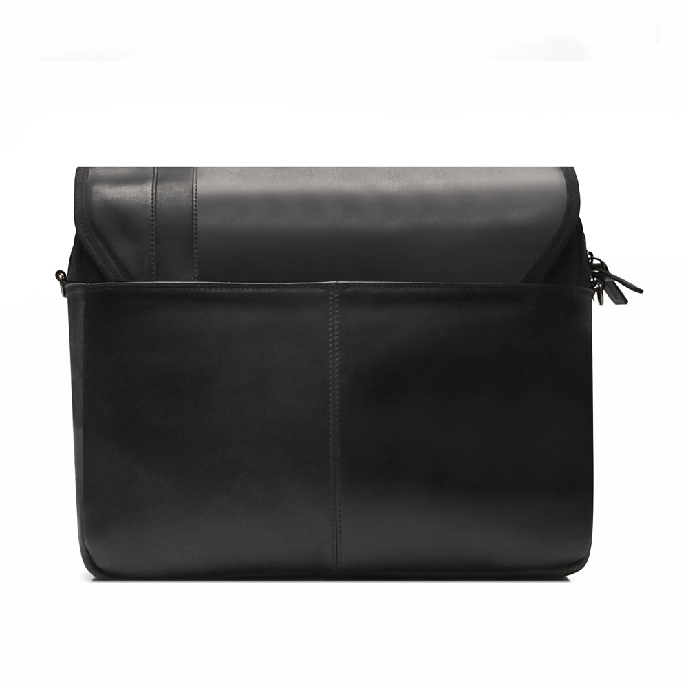Pasta Executiva Masculina Notebook Couro Preto Dylan