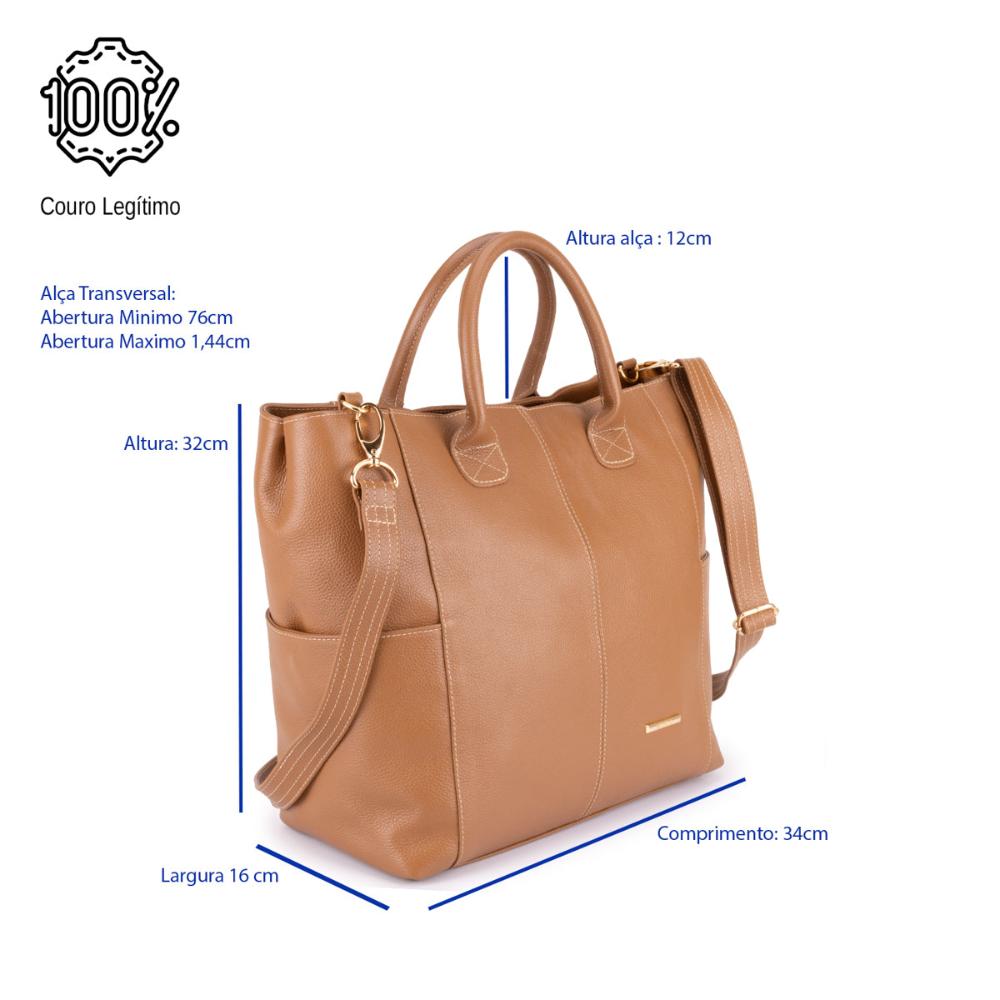 Pasta Executiva Notebook Couro Caramelo Fernanda