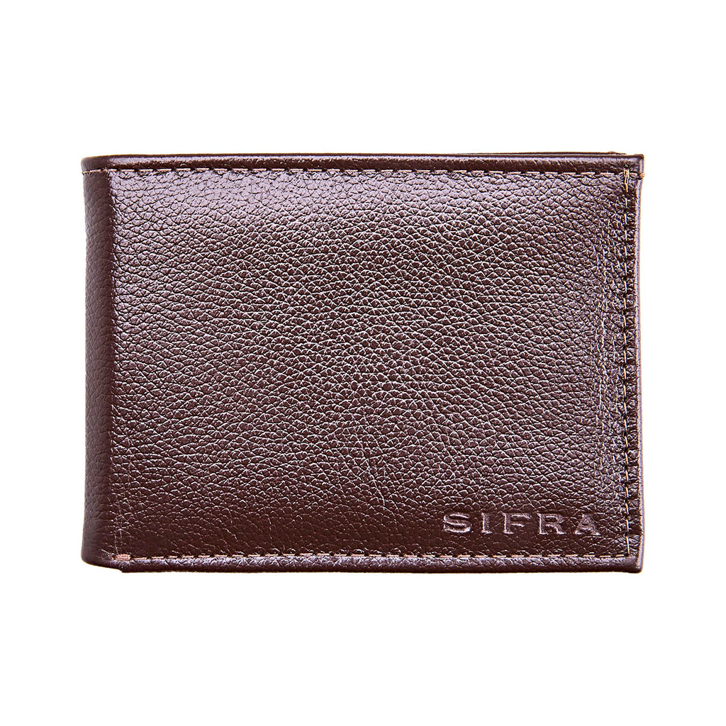 Carteira Masculina Couro Compacta Marrom