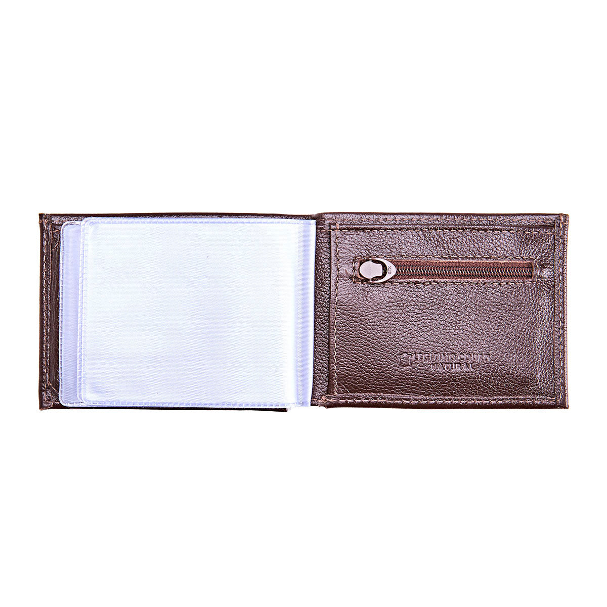 Carteira Masculina Couro Compacta Marrom