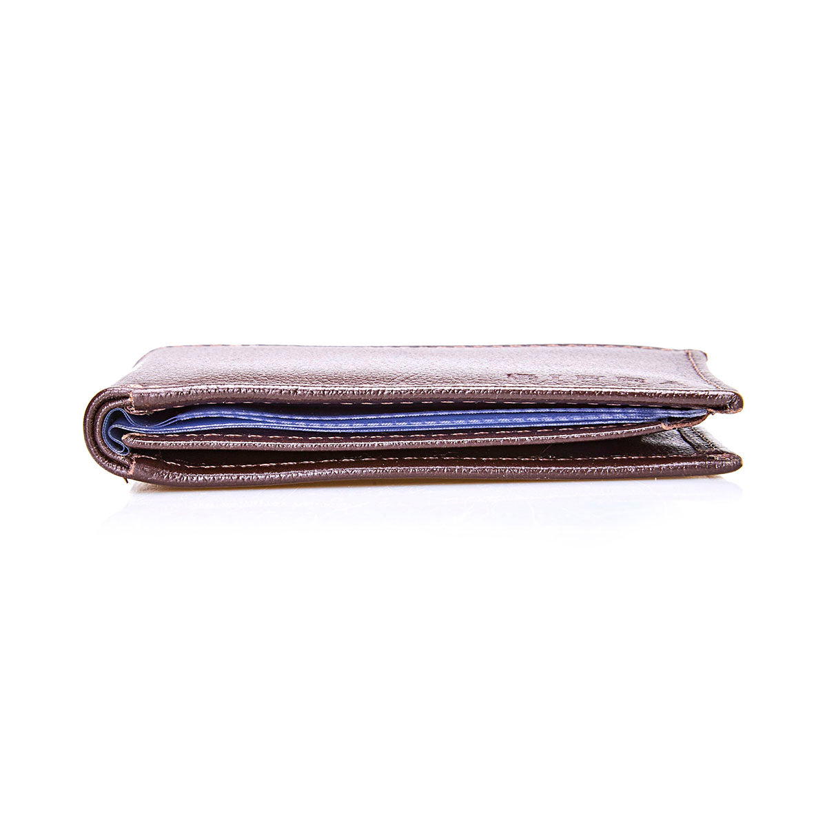 Carteira Masculina Couro Compacta Marrom