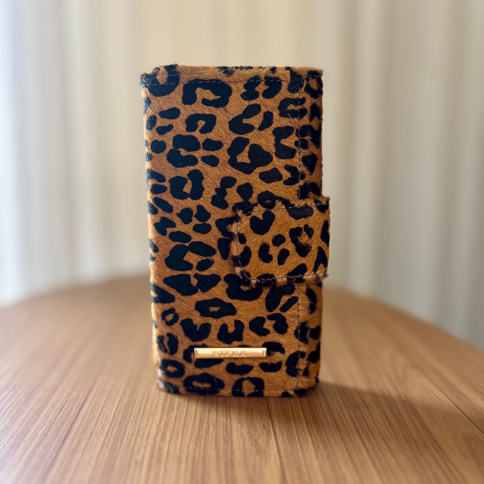 Porta Celular e Carteira Pelo Onça