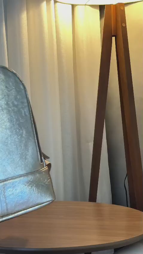 Mochila Feminina Ouro De Couro Média Amy